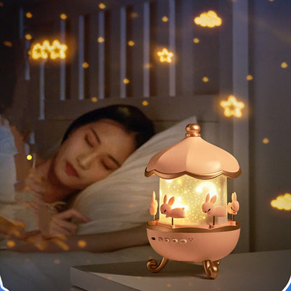 Night Light Projector Kids Nursery Children Room Rechargeable Led Night Lamp