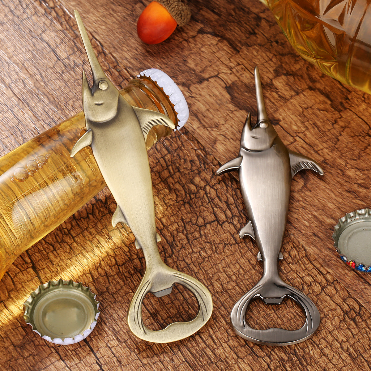 Creative Swordfish Handle Metal Bottle Openers Kitchen Bar Accessories Tools Kitchen Gadgets