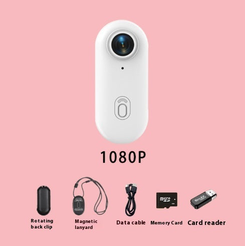 Outdoor Sports Camera In Helmet Motorcycle Bike Sport Mini Filming Bicycle Action 4K Professional Body Cam And Video Cameras White Simple Match 1080p