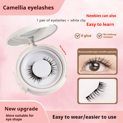 Magnetic Suction False Eyelashes Little Devil Supernatural Magnet Suit UBS023 1pair Eyelash Plus White Clip