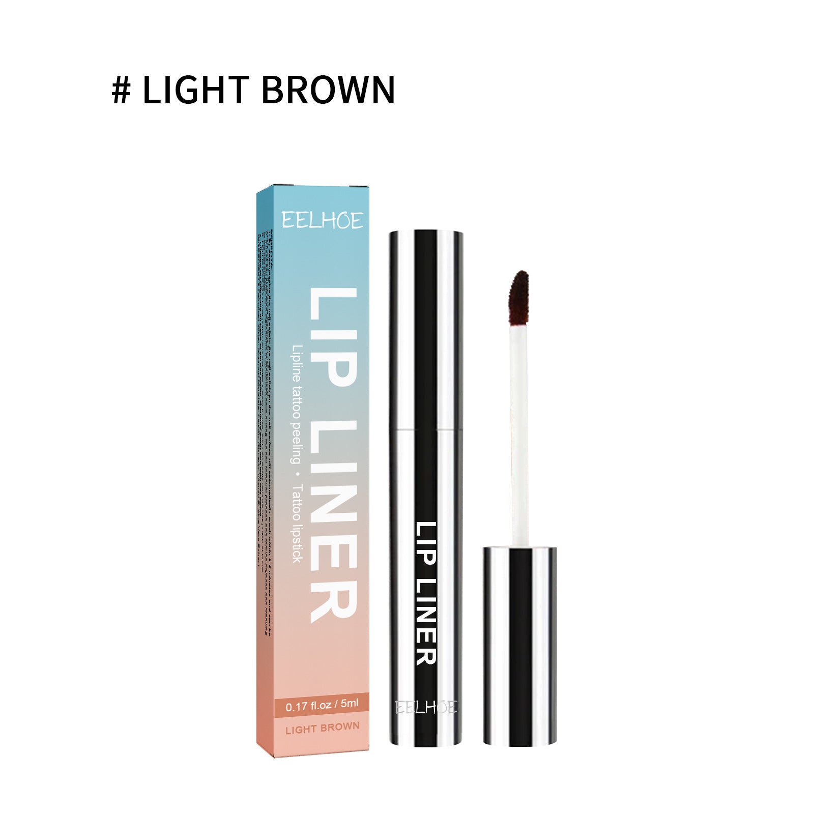Stripping Lip Liner Outline Waterproof Light Brown