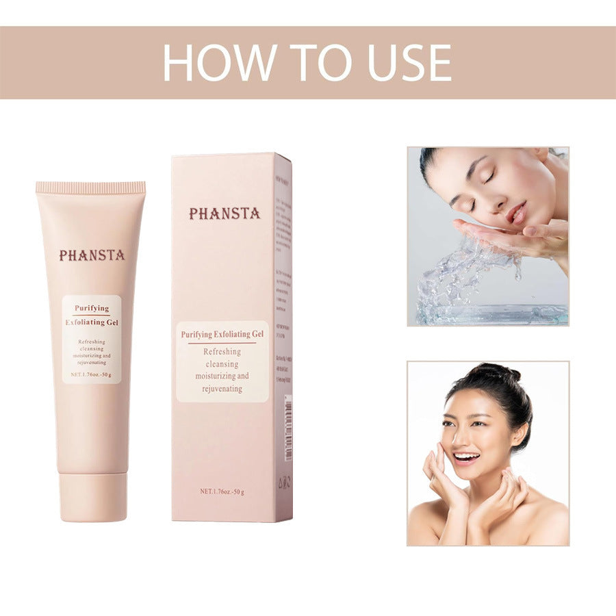 Exfoliating Exfoliating Exfoliating Facial Cleansing Pore Gel 50g 1PC