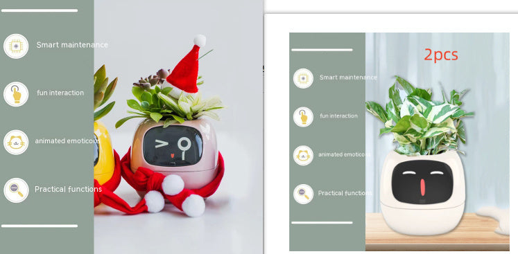 Smart Planter Endless Fun Over 49 Rich Expressions 7 Smart Sensors And AI Chips Set24 Small