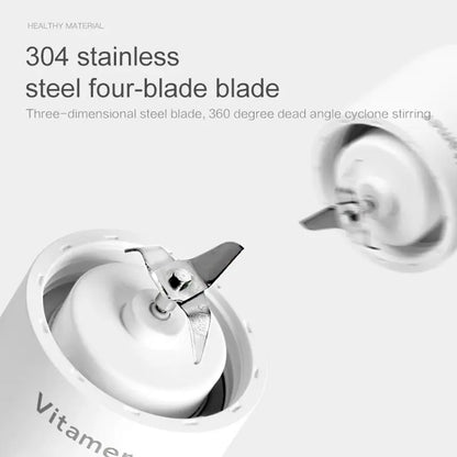 350ml Portable Blender Juicer Electric USB Rechargeable Mixer Smoothie