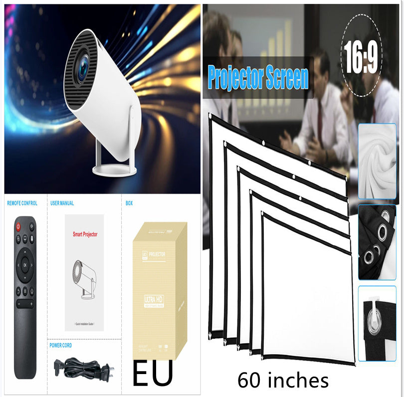 HY300 Pro Projector Home Theater Entertainment Portable Projector Set1 EU