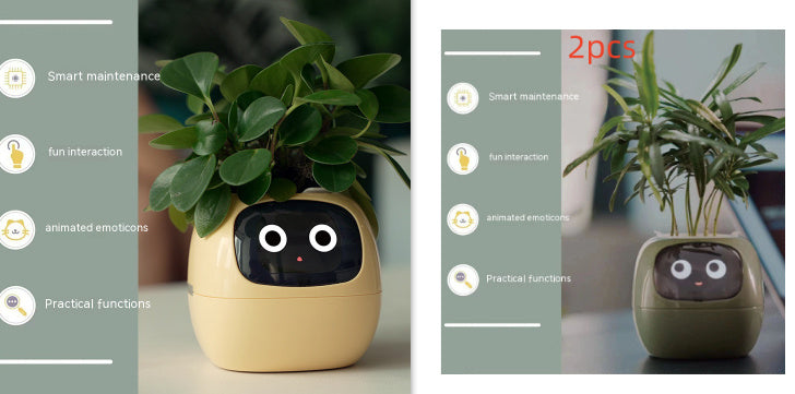 Smart Planter Endless Fun Over 49 Rich Expressions 7 Smart Sensors And AI Chips Set14 Small