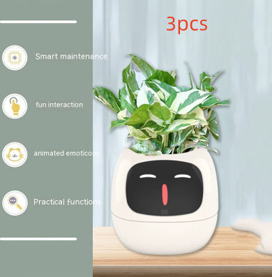 Smart Planter Endless Fun Over 49 Rich Expressions 7 Smart Sensors And AI Chips Set8 Small
