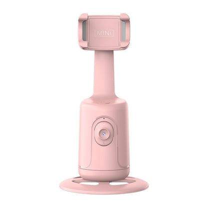 360 Auto Face Tracking Gimbal AI Smart Gimbal Face Tracking Auto Phone Holder For Smartphone Video Vlog Pink
