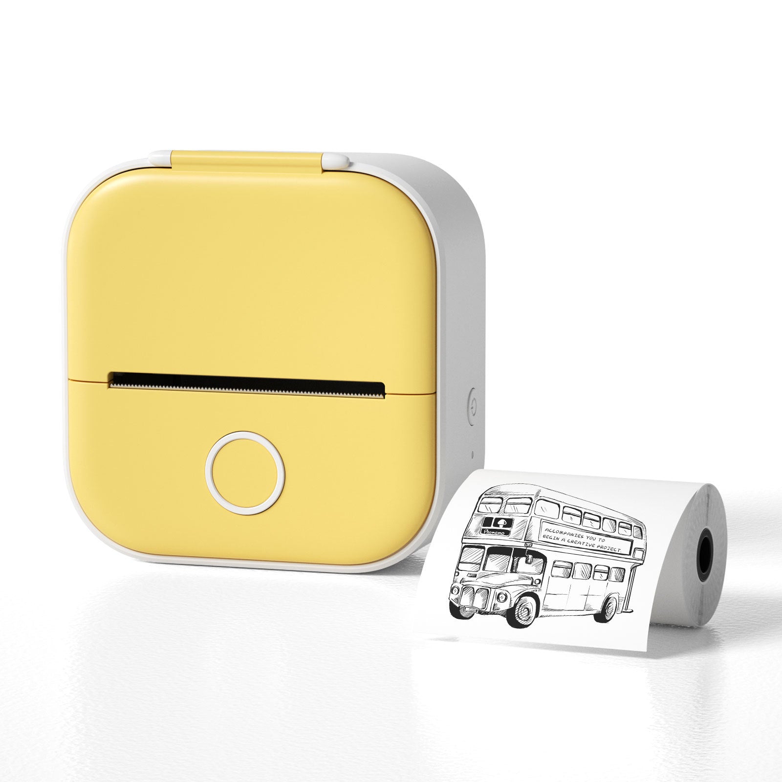 Portable Mini Thermal Label Printer Home Photo Printer Bluetooth-compatible Mini Label Printer