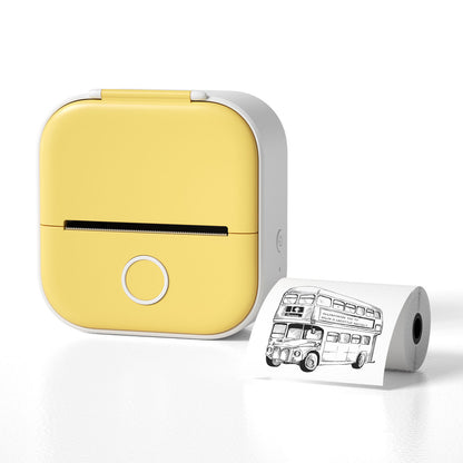 Portable Mini Thermal Label Printer Home Photo Printer Bluetooth-compatible Mini Label Printer