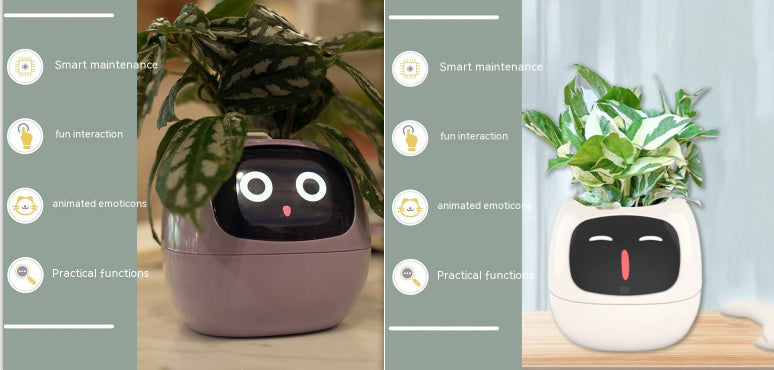 Smart Planter Endless Fun Over 49 Rich Expressions 7 Smart Sensors And AI Chips Set51 Small