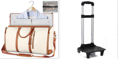 Large Capacity Travel Duffle Bag Beige set
