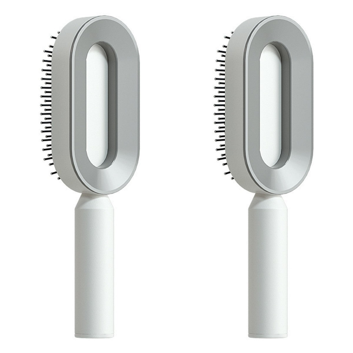Self Cleaning Hair Brush For Women Massage Scalp Comb Anti-Static Hairbrush Set L