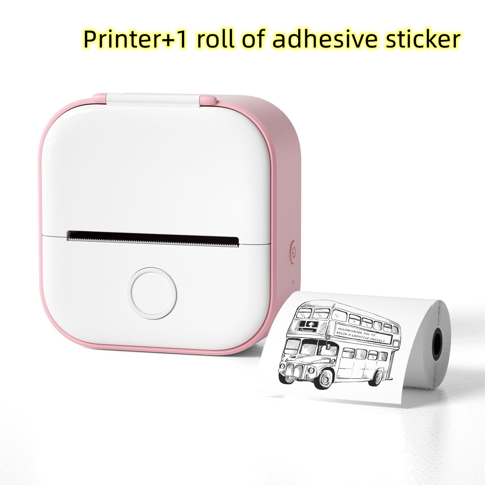 Portable Mini Thermal Label Printer Home Photo Printer Bluetooth-compatible Mini Label Printer