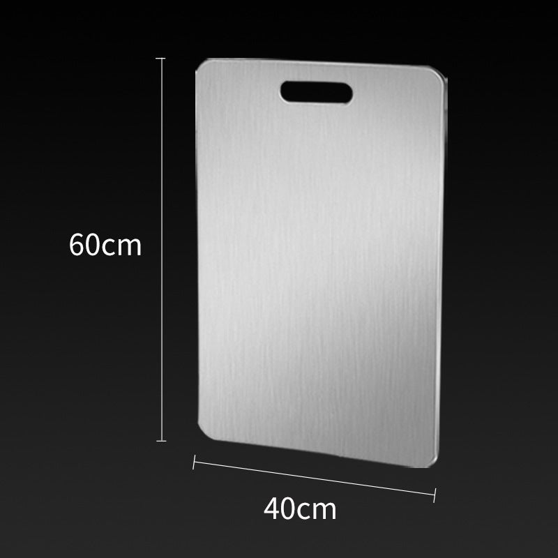 Kitchen Thickened Cutting Board Stainless Steel Cutting Boards Mats 60x40cm Square