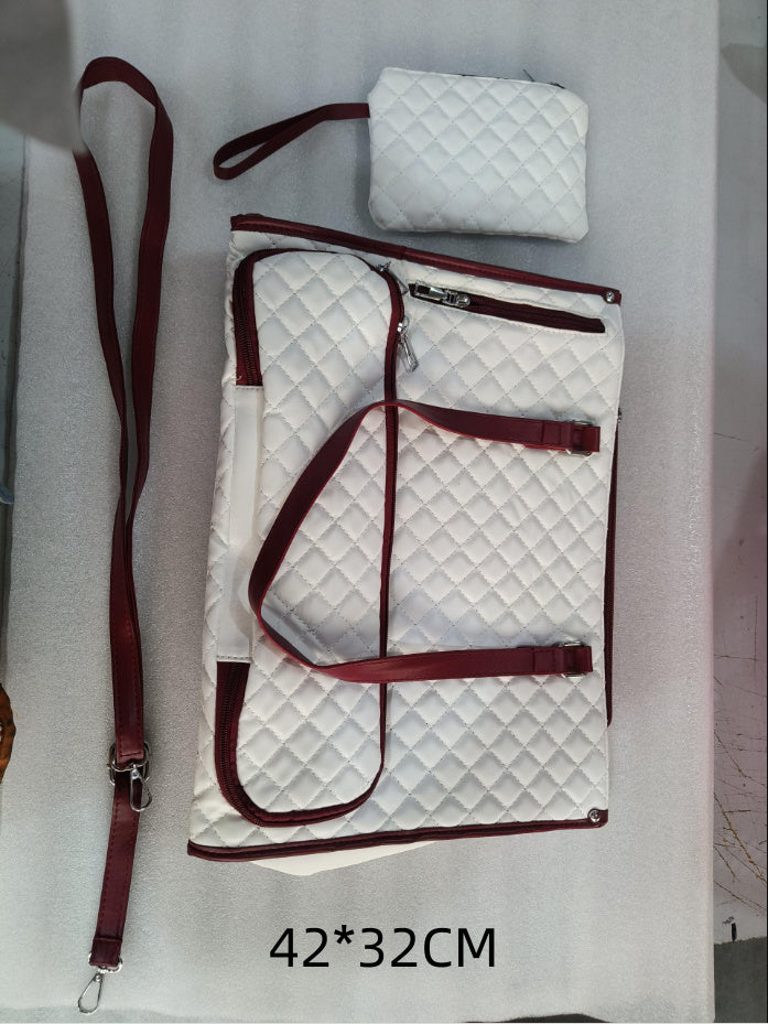 Fashionable Lunch Tote Bag Women's Large Capacity White 36X16X30cm