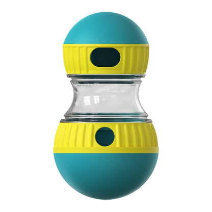 Food Dispensing Dog Toy Ball Puzzle Toys Interactive Slowly Feeding Lake Blue Spot