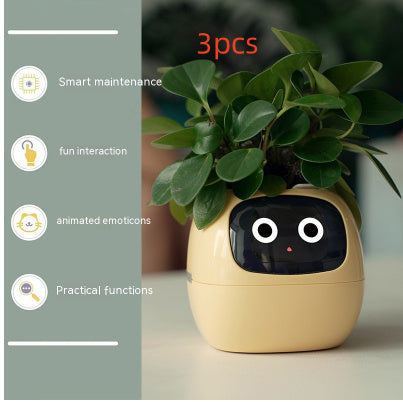 Smart Planter Endless Fun Over 49 Rich Expressions 7 Smart Sensors And AI Chips Set10 Small