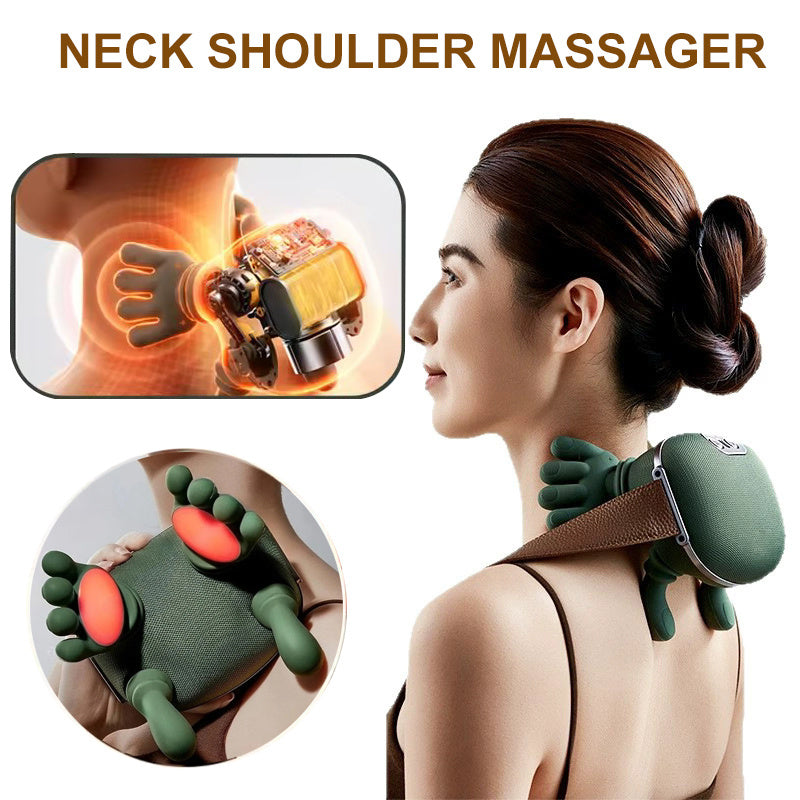 Electric Neck And Shoulder Muscle Massager Wireless Shoulder And Relax Pain Relief