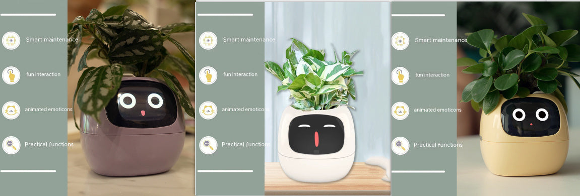 Smart Planter Endless Fun Over 49 Rich Expressions 7 Smart Sensors And AI Chips Set39 Small