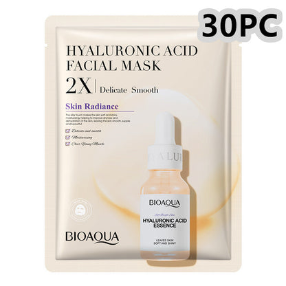 Collagen Face Mask Moisturizing Firming Face Sheet Mask Hyaluronic acid 30g 30PC