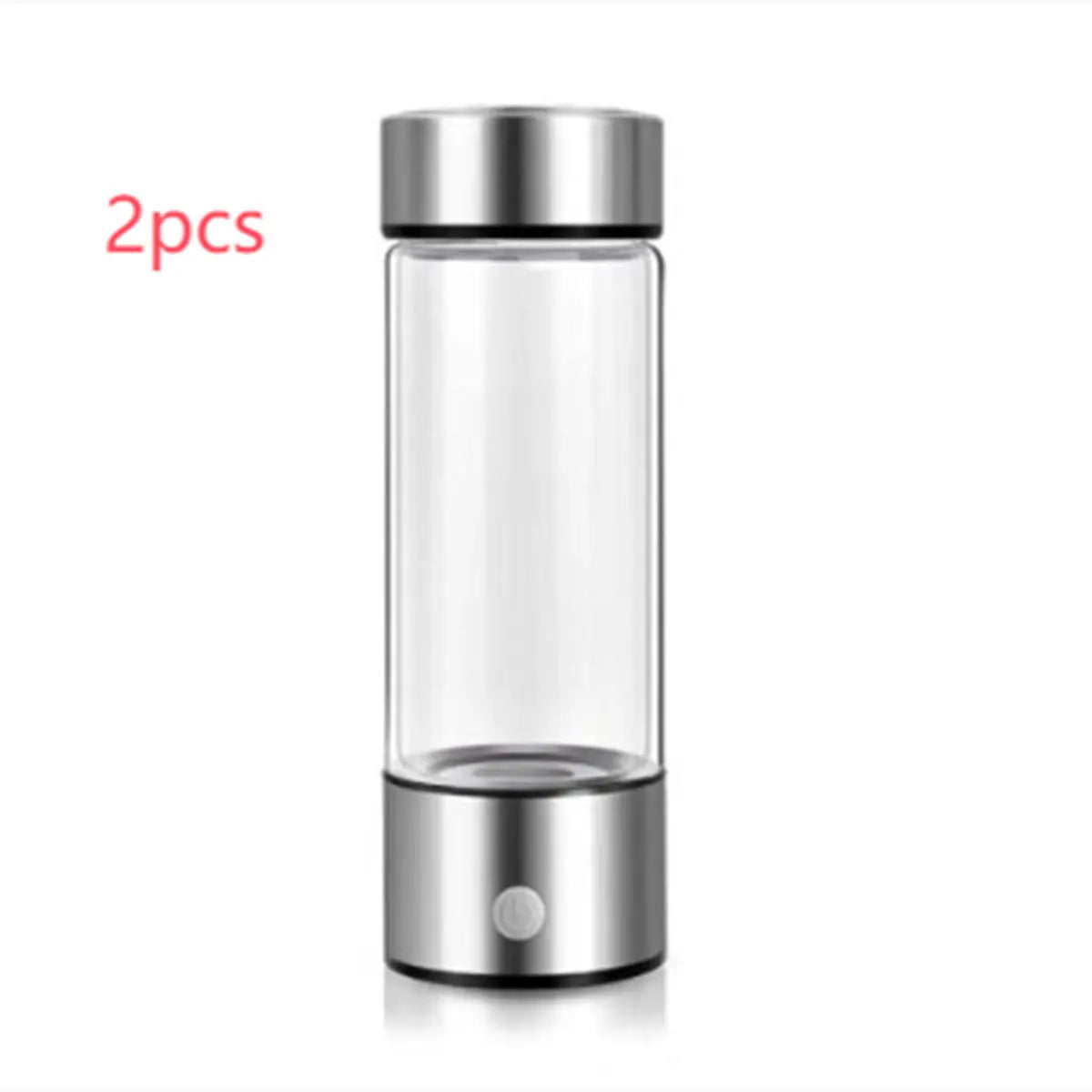 Hydrogen Water Bottles Electric Silver 401 500ml 2PCS