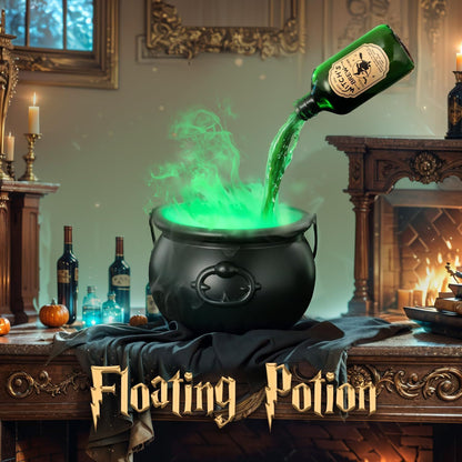 Halloween Black Wizard Bowl Magic Float Bottle Indoor Home Bar Magic Party Horror Ghost Decoration