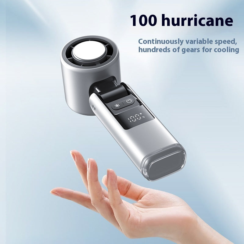 Turbos Chilled Ice Sensation Cold Fan Super Mini Turbos Speed Fan USB Powered Digital Display