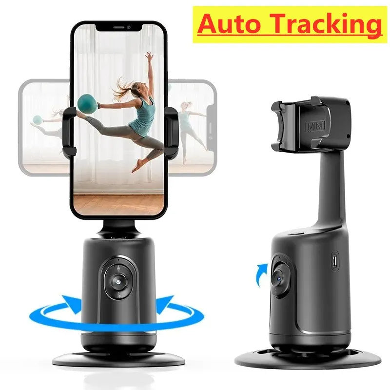 360 Auto Face Tracking Gimbal AI Smart Gimbal Face Tracking Auto Phone Holder For Smartphone Video Vlog