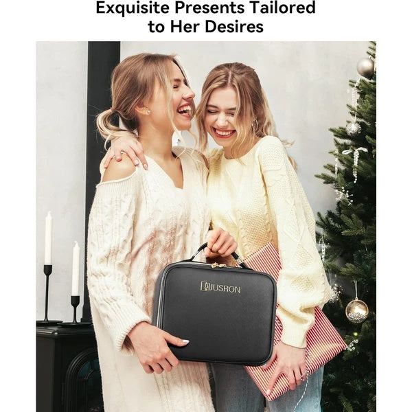 Travel Makeup Bag With LED Mirror