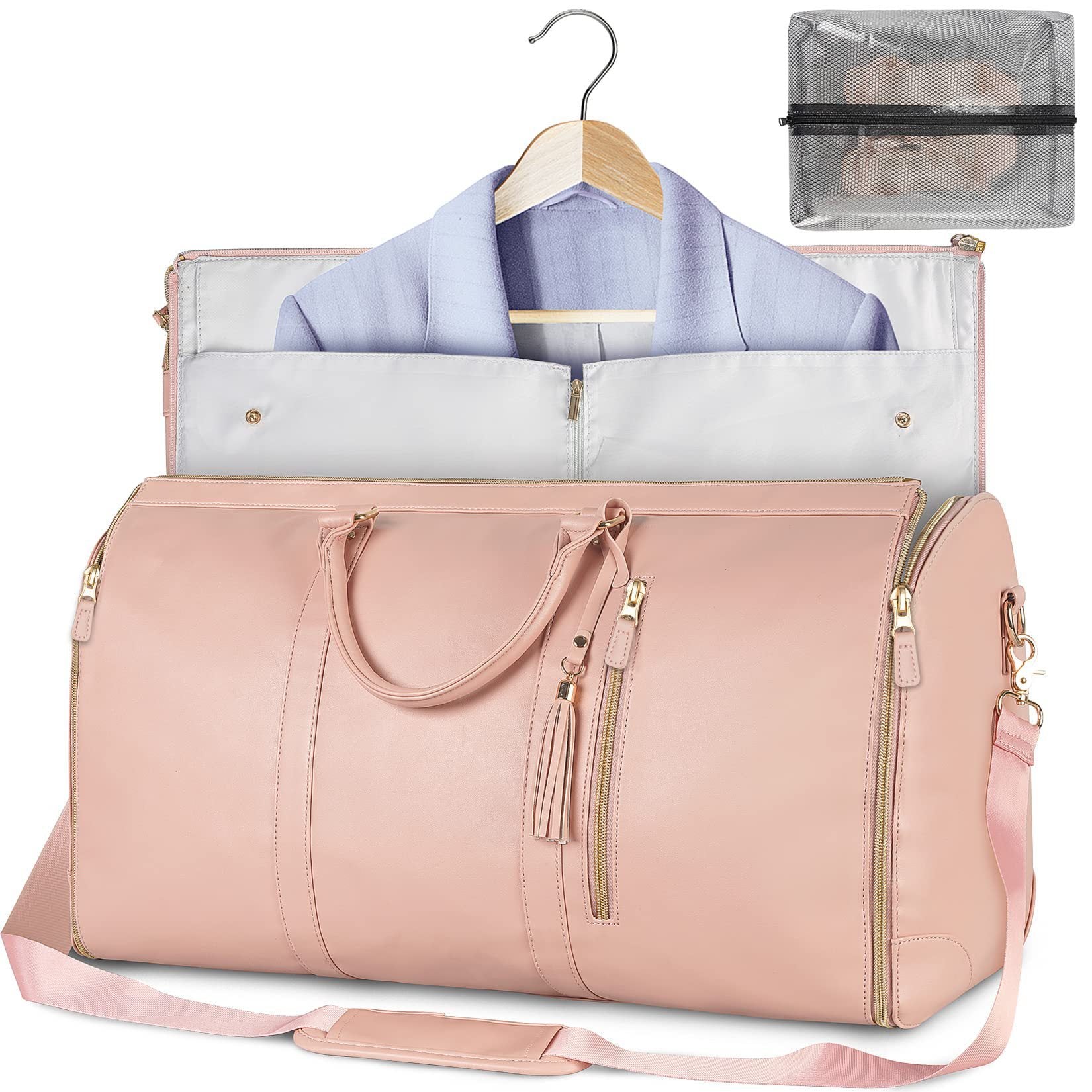Large Capacity Travel Duffle Bag A Pink