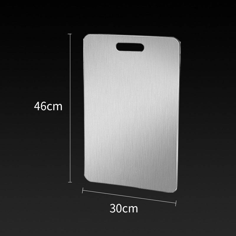 Kitchen Thickened Cutting Board Stainless Steel Cutting Boards Mats 46x30cm Square