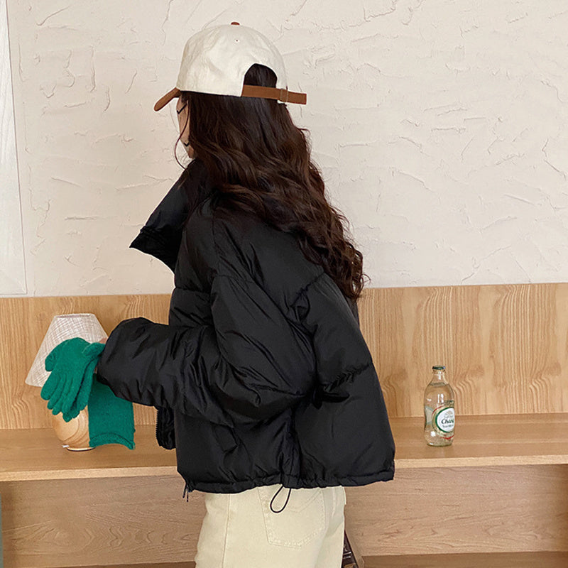 New Stand Collar Short Coat Women Clothing